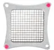 Nemco 57424-1 Chop Blade & Holder Assembly, 1/4" Square, Fits Easy Chopper 3™ – Steel, Precision Cutting 1 image
