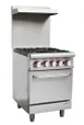 Magic Chef M24GR 24" Natural Gas Restaurant Range w/ (4) Open Burners, Standard Oven, 151.000 BTU 1 image
