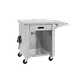Delfield SCS-50 Shelleysteel Cashier Counter, 50" Deep, Stainless Steel Top, Locking Cash Drawer, 36" Height 1 image