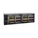 Krowne SD108 108" 2 Section Back Bar Cooler with Glass Door 1 image