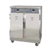 SecoSelect C9D2 "Half-Height" 2-Door Solid Heated Holding Cabinet, 18-Pan 12"x20", 1000W 120V 1 image
