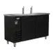Serv-Ware DD61-2-HC 61" 2 Columns Draft Beer Cooler, 14.16 cu. ft. 1 image