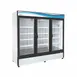 Serv-Ware GR72-HC 81" 3-Section Merchandising Refrigerator in White, 72 cu. ft. 1 image