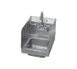 Serv-Ware HS10S-CWP 12" Wall Mounted Hand Sink with Wrist Faucet - 18 gauge / 3 Splashes 1 image