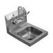 Serv-Ware HS15-CWP 17" Wall Mounted Hand Sink with Wrist Faucet - 18 gauge 1 image