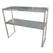Serv-Ware OS-5E-CWP 60" Table-Mounted Overshelf with 18 Gauge Double Shelves 1 image