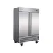 Serv-Ware RF2-35-HC 39.5" 2-Solid Door Reach-In Freezer, Bottom Mounted, 35 cu. ft., Stainless Steel 1 image