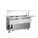 Delfield SH4C-96-NU 96"  Hot/Cold Serving Counter, (4) Hot & (1) Ice-Cooled Well 1 image