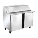 Silver King SKP4812A-ESUS1 48" 2-Door Sandwich and Salad Prep Table, 12 Pans, Stainless Steel 1 image