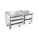 Silver King SKPZ72-EDUS3 72" 5 Drawers Refrigerated Pizza Prep Table, (9) 1/3 Pans 1 image