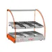 Skyfood FWD2-18O 18"  Orange Color Food Warmer Display Case with Double Shelf  1 image