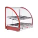 Skyfood FWD2-18R 18"  Red Color Food Warmer Display Case with Double Shelf  1 image