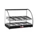 Skyfood FWD2-24BL 24" Black Color Food Warmer Display Case with Double Shelf 1 image