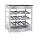 Skyfood FWD3S12P 25" Steam Line Food Warmer Display Case with Triple Shelf, (12) Pans 1 image