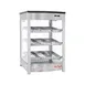 Skyfood FWD3S9P 18" Steam Line Food Warmer Display Case with Triple Shelf,  (9) Pans 1 image
