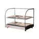 Skyfood FWDC2-22-4P 22" Food Warmer Display Case with Double Shelf, (4) Pans 1 image