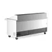 Coldline SMP72 70-2/5" 3-Door Mega Top Sandwich and Salad Prep Table, 30 Pans, Stainless Steel 4 image