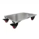 Spaceman DLY-454A Stainless Steel Heavy Duty Caster Truck Dolly, 17.9W x 25.8D x 5.9H, Plate with Lip and Drain 1 image