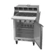 Beverage Air SPE27HC-12M-B-DS 27" Mega Top Sandwich/Salad Prep Table w/ 1 Door, 12 Pans, 6.9 cu. ft. 4 image