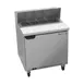 Beverage Air SPE32HC-08 32" One Section Sandwich/Salad Prep Table w/ 1 Door, 8 pans, 8 cu. ft. 1 image
