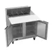 Beverage Air SPE36HC-08C 36" Two Section Sandwich/Salad Prep Table w/ 2 Doors, 8 pans, 10 cu. ft. 3 image