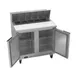 Beverage Air SPE36HC-10 36" Two Section Sandwich/Salad Prep Table w/ 2 Doors, 10 pans, 10 cu. ft. 3 image