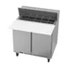 Beverage Air SPE36HC-10C 36" Two Section Sandwich/Salad Prep Table w/ 2 Doors, 10 pans, 10 cu. ft. 2 image