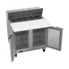 Beverage Air SPE36HC-10C 36" Two Section Sandwich/Salad Prep Table w/ 2 Doors, 10 pans, 10 cu. ft. 3 image