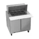 Beverage Air SPE36HC-12M 36" Mega Top Sandwich/Salad Prep Table w/ 2 Doors, 12 Pans, 10 cu. ft. 1 image