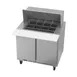 Beverage Air SPE36HC-12M 36" Mega Top Sandwich/Salad Prep Table w/ 2 Doors, 12 Pans, 10 cu. ft. 2 image
