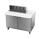 Beverage Air SPE48HC-08C 48" Two Section Sandwich/Salad Prep Table w/ 2 Doors, 8 pans, 13 cu. ft. 2 image