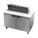 Beverage Air SPE48HC-10 48" Two Section Sandwich/Salad Prep Table w/ 2 Doors, 10 pans, 13 cu. ft. 2 image