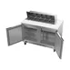 Beverage Air SPE48HC-10 48" Two Section Sandwich/Salad Prep Table w/ 2 Doors, 10 pans, 13 cu. ft. 3 image