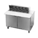 Beverage Air SPE48HC-10C 48" Two Section Sandwich/Salad Prep Table w/ 2 Doors, 10 pans, 13 cu. ft. 2 image
