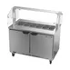 Beverage Air SPE48HC-12-SNZ 48" Two Section Sandwich/Salad Prep Table w/ 2 Doors, 12 pans, 13 cu. ft. 2 image