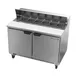 Beverage Air SPE48HC-12 48" Two Section Sandwich/Salad Prep Table w/ 2 Doors, 12 pans, 13 cu. ft. 2 image