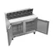 Beverage Air SPE48HC-12 48" Two Section Sandwich/Salad Prep Table w/ 2 Doors, 12 pans, 13 cu. ft. 3 image