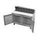 Beverage Air SPE48HC-12 48" Two Section Sandwich/Salad Prep Table w/ 2 Doors, 12 pans, 13 cu. ft. 4 image