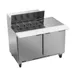 Beverage Air SPE48HC-12M 48" Mega Top Sandwich/Salad Prep Table w/ 2 Doors, 12 Pans, 13 cu. ft. 1 image