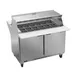 Beverage Air SPE48HC-18M-DS 48" Mega Top Sandwich/Salad Prep Table w/ 2 Doors, 18 Pans, 13 cu. ft. 1 image