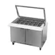 Beverage Air SPE48HC-18M-STL 48" Mega Top Sandwich/Salad Prep Table w/ 2 Doors, 18 Pans, 13 cu. ft. 2 image