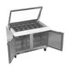 Beverage Air SPE48HC-18M-STL 48" Mega Top Sandwich/Salad Prep Table w/ 2 Doors, 18 Pans, 13 cu. ft. 3 image