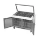 Beverage Air SPE48HC-18M-STL 48" Mega Top Sandwich/Salad Prep Table w/ 2 Doors, 18 Pans, 13 cu. ft. 4 image