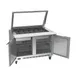 Beverage Air SPE48HC-18M-STL 48" Mega Top Sandwich/Salad Prep Table w/ 2 Doors, 18 Pans, 13 cu. ft. 5 image