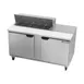 Beverage Air SPE60HC-10 60" Two Section Sandwich/Salad Prep Table w/ 2 Doors, 10 pans, 16 cu. ft. 2 image