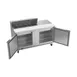 Beverage Air SPE60HC-10 60" Two Section Sandwich/Salad Prep Table w/ 2 Doors, 10 pans, 16 cu. ft. 3 image