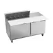 Beverage Air SPE60HC-10C 60" Two Section Sandwich/Salad Prep Table w/ 2 Doors, 10 pans, 16 cu. ft. 1 image