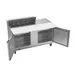 Beverage Air SPE60HC-10C 60" Two Section Sandwich/Salad Prep Table w/ 2 Doors, 10 pans, 16 cu. ft. 3 image