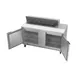 Beverage Air SPE60HC-12 60" Two Section Sandwich/Salad Prep Table w/ 2 Doors, 12 pans, 16 cu. ft. 4 image
