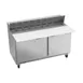 Beverage Air SPE60HC-16C 60" Two Section Sandwich/Salad Prep Table w/ 2 Doors, 16 pans, 16 cu. ft. 1 image
